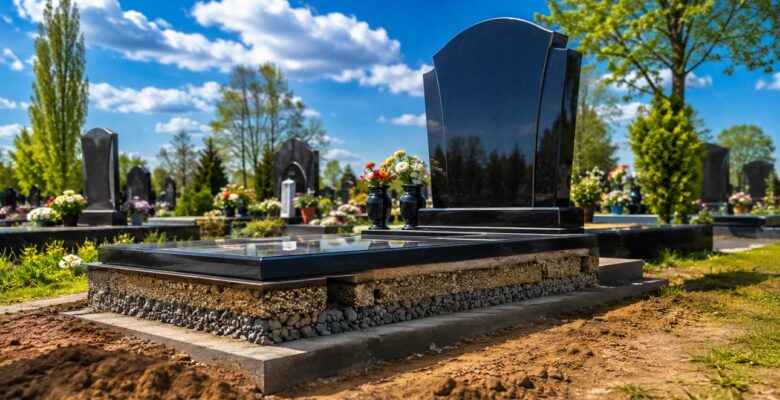 Монтаж та встановлення пам'ятників на Новому цвинтарі у Рівному