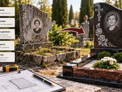 Як додати дату або напис на встановлений пам’ятник